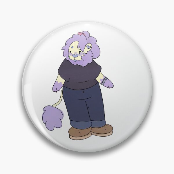 Item preview, purple lion designed and sold by snailslimez.
