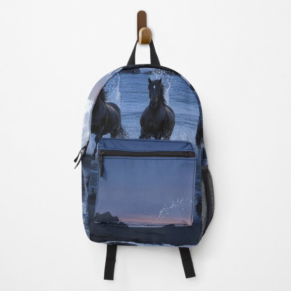 Item preview, Majestic Horses Running on The Beach at Night designed and sold by MJMVisuals.