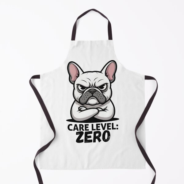Item preview, Care Level Zero Grumpy French Bulldog designed and sold by TshirtsOnline-.