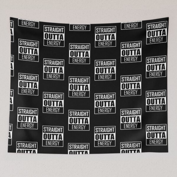 Item preview, STRAIGHT OUTTA ENERGY designed and sold by Noveltee  Shirts.