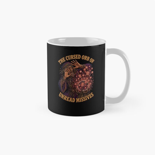 Item preview, Funny Seer Group Chat Dread Unread Missives Social Burnout Retro Tee designed and sold by Mythic Ink Studio.