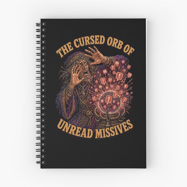 Item preview, Funny Seer Group Chat Dread Unread Missives Social Burnout Retro Tee designed and sold by Mythic Ink Studio.