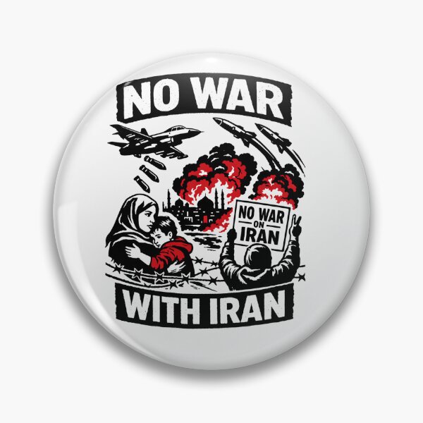 Item preview, NO WAR WITH IRAN designed and sold by Owcomm.