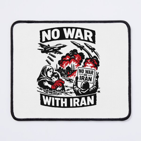 Item preview, NO WAR WITH IRAN designed and sold by Owcomm.