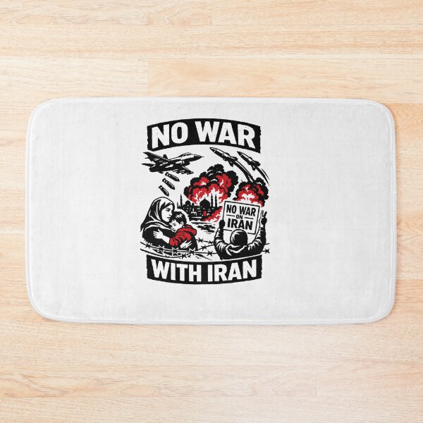 Item preview, NO WAR WITH IRAN designed and sold by Owcomm.