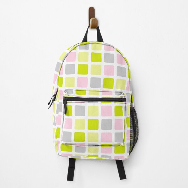 Item preview, Pink, green & gray mosaic designed and sold by Mint + Midnight.