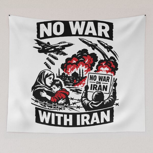 Item preview, NO WAR WITH IRAN designed and sold by Owcomm.