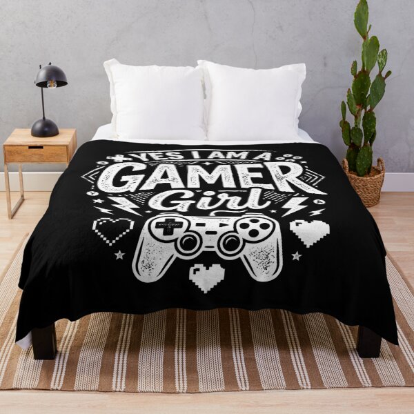 Item preview, yes I Am A Gamer Girl and i am proud Funny Gaming Girl Power designed and sold by YarsEingr.