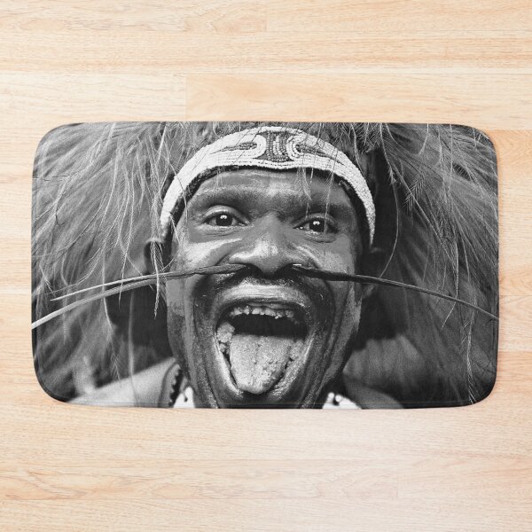 Item preview, Papua New Guinea Villager Chewing Nuts Dramatic Photo designed and sold by DEC02.