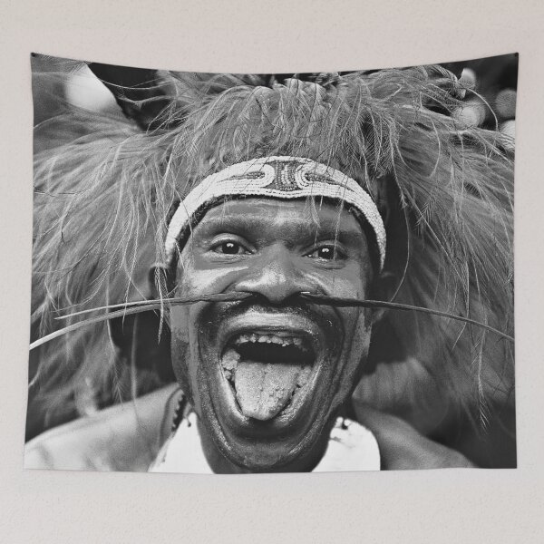 Item preview, Papua New Guinea Villager Chewing Nuts Dramatic Photo designed and sold by DEC02.