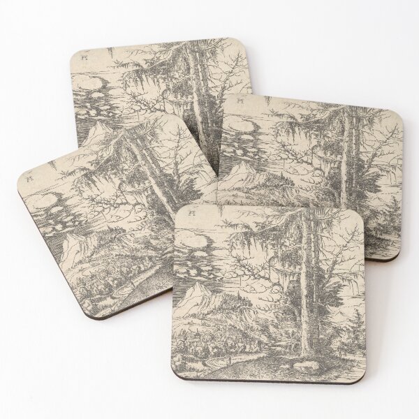 Item preview, Landscape with a Double Spruce designed and sold by evovani.