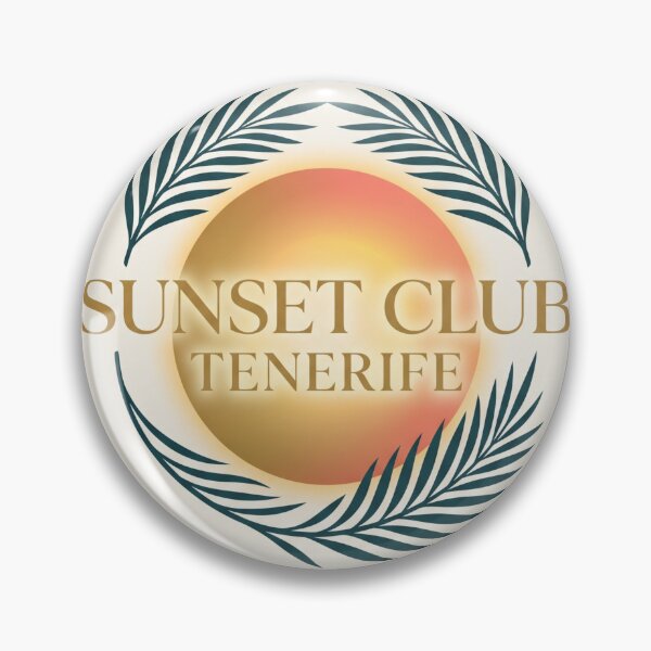 Item preview, Sunset Club Tenerife Canary Islands– Golden Hour Beach Vibes  designed and sold by ArtsyExplorer.