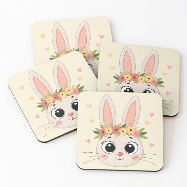 Item preview, Floral Bunny designed and sold by trendspatterns.