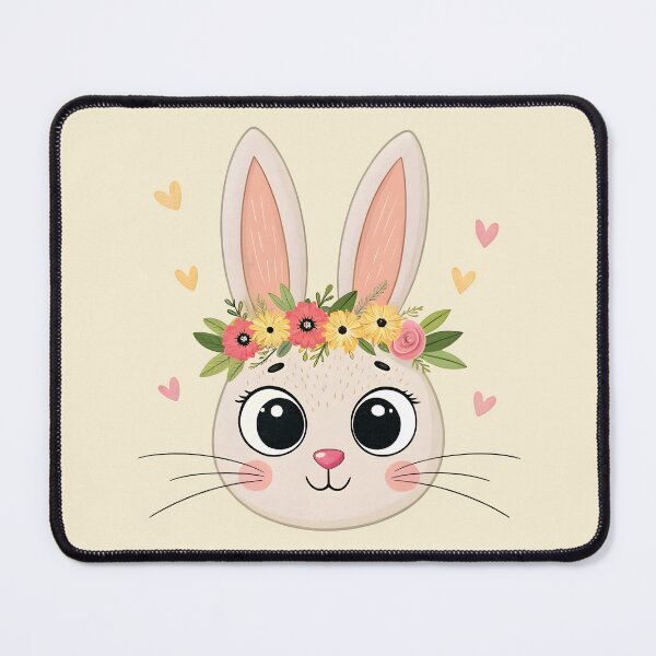 Item preview, Floral Bunny designed and sold by trendspatterns.