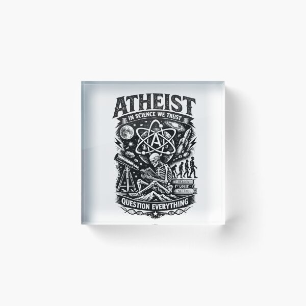 Item preview, Atheist In Science We Trust Question Everything designed and sold by Owcomm.