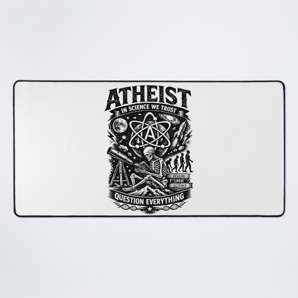 Item preview, Atheist In Science We Trust Question Everything designed and sold by Owcomm.