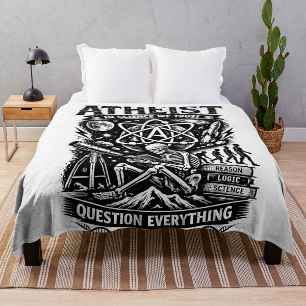 Item preview, Atheist In Science We Trust Question Everything designed and sold by Owcomm.