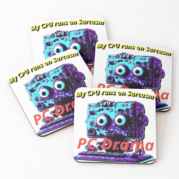 Item preview, CPU Sarcasm, a funny computer gift, for the geek and computer lover designed and sold by PiperParrot.