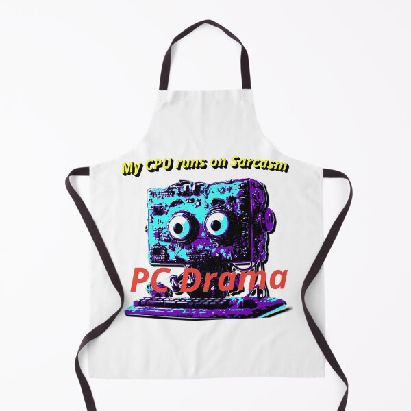 Item preview, CPU Sarcasm, a funny computer gift, for the geek and computer lover designed and sold by PiperParrot.