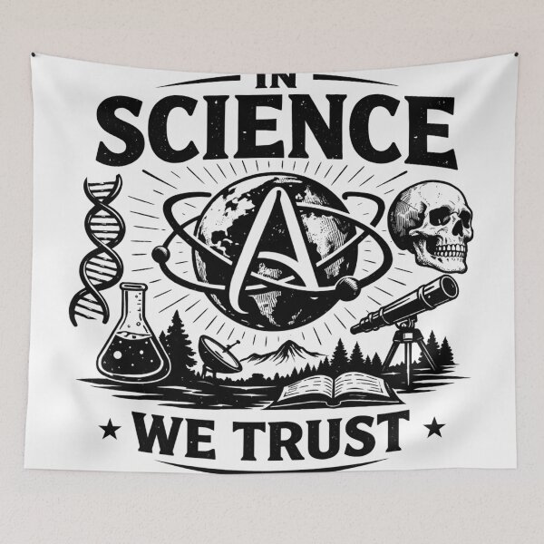 Item preview, In Science We Trust Atheist Scientist Design designed and sold by Owcomm.