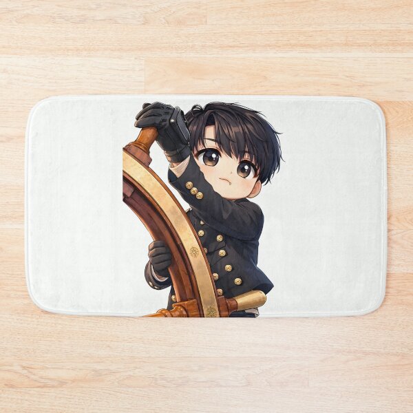 Item preview, Kawaii Chibi Captain – Nautical Adventure Edition designed and sold by RADesignHub.