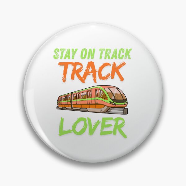 Item preview, Track Lover - Stay on Track. .Modern Train Neon Design  designed and sold by Aquarius-club.