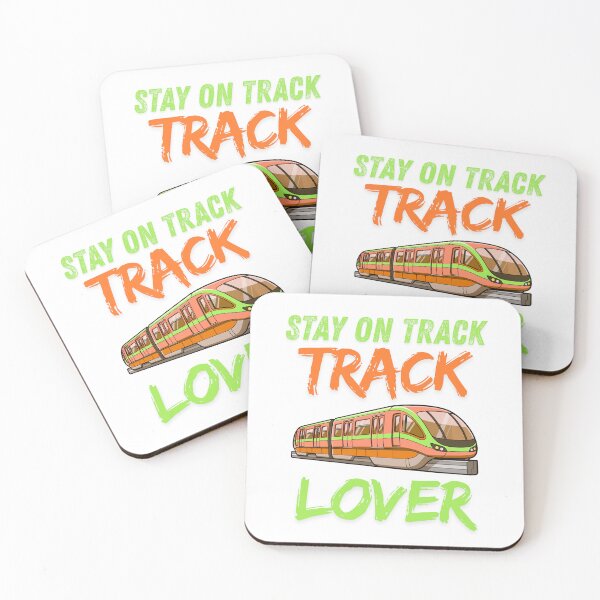 Item preview, Track Lover - Stay on Track. .Modern Train Neon Design  designed and sold by Aquarius-club.