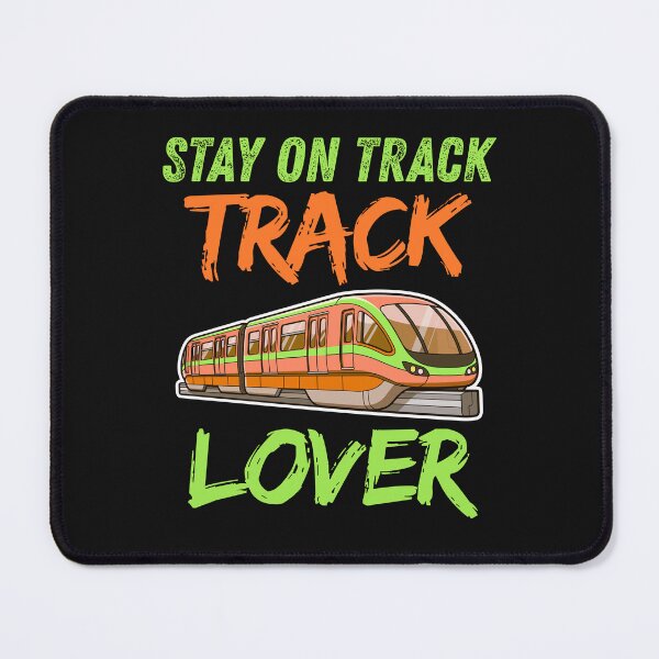 Item preview, Track Lover - Stay on Track. .Modern Train Neon Design  designed and sold by Aquarius-club.