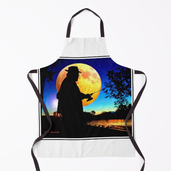 Item preview, Silhouette of a Moonlight Fisherman designed and sold by AMacGPhilly.