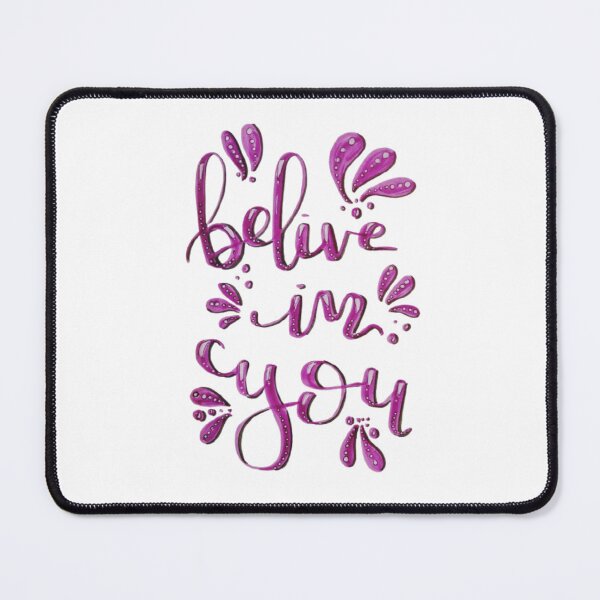 Item preview, Believe In You Lettering Purple Quote designed and sold by eltallercosmico.