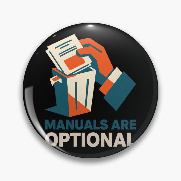 Item preview, Manuals Are Optional designed and sold by SignumShop.