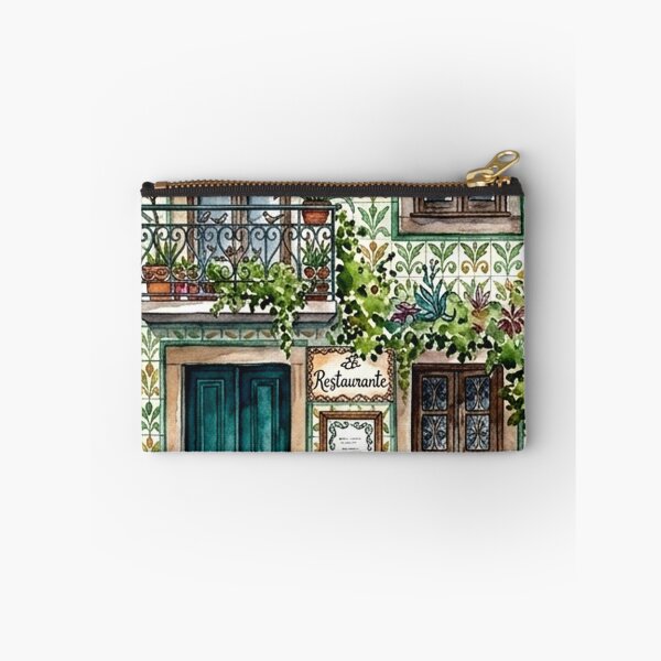 Item preview, Traditional Portuguese Restaurant with Green Azulejo Tiles designed and sold by posteriocrew.