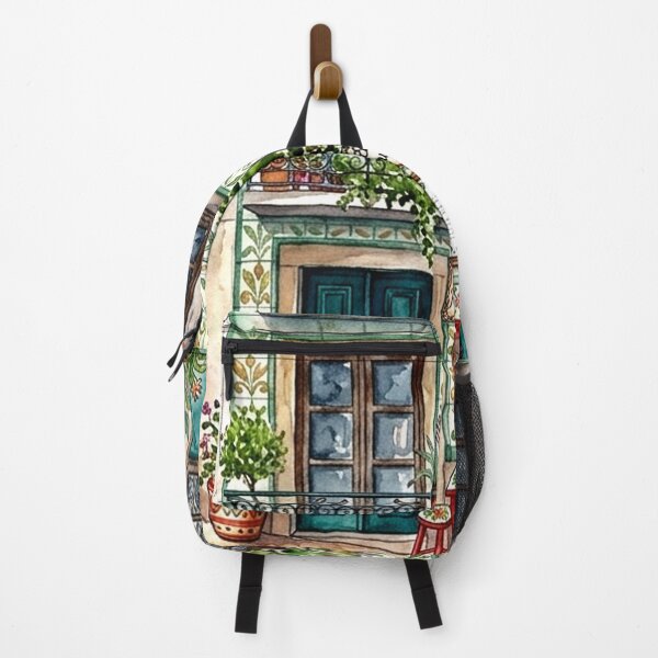 Item preview, Traditional Portuguese Restaurant with Green Azulejo Tiles designed and sold by posteriocrew.