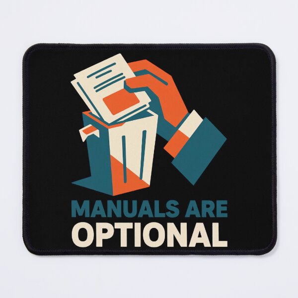 Item preview, Manuals Are Optional designed and sold by SignumShop.