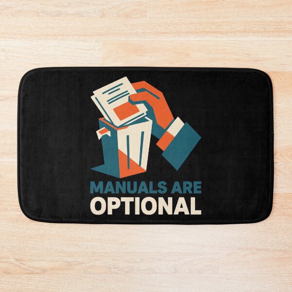 Item preview, Manuals Are Optional designed and sold by SignumShop.