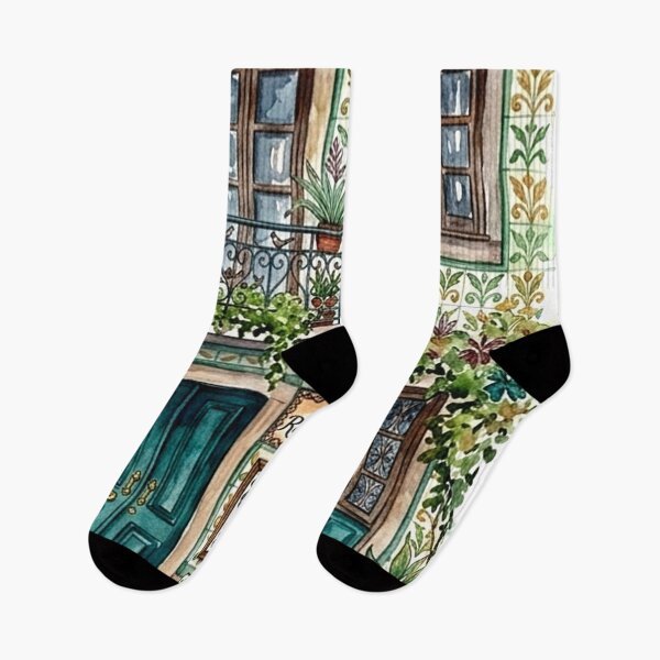 Item preview, Traditional Portuguese Restaurant with Green Azulejo Tiles designed and sold by posteriocrew.