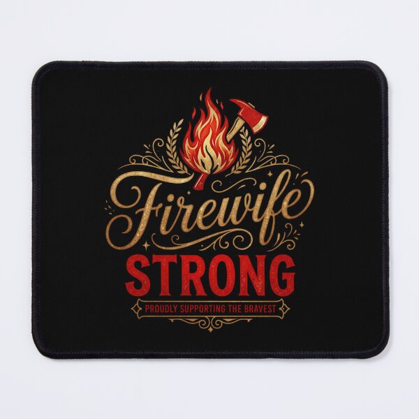 Item preview, Firefighter Wife Gift – Firewife Strong Proud Hero Family designed and sold by Im-Ara.