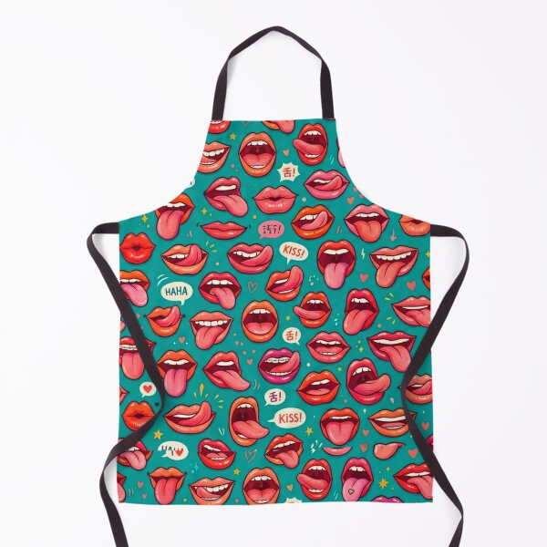 Item preview, Pop Mouths: Expressive Lips Pattern designed and sold by edstorebeaches.
