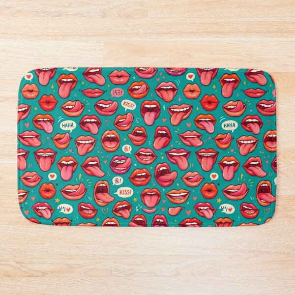 Item preview, Pop Mouths: Expressive Lips Pattern designed and sold by edstorebeaches.