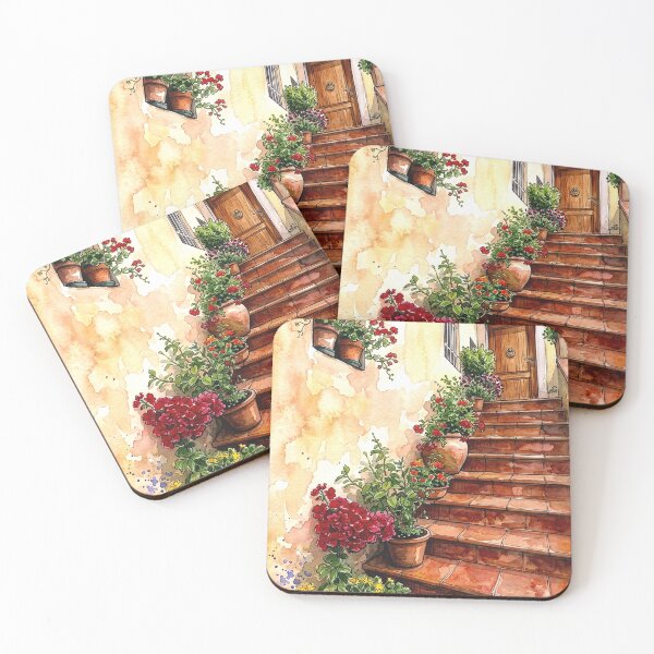 Item preview, Mediterranean Summer Steps designed and sold by POSTERIOCREW.