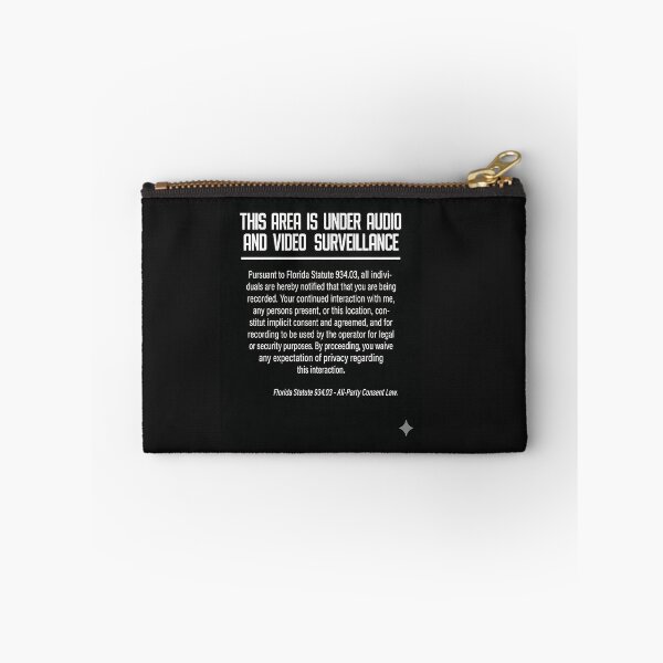 Item preview, Florida Surveillance Notice - Audio & Video Recording designed and sold by Itschu.