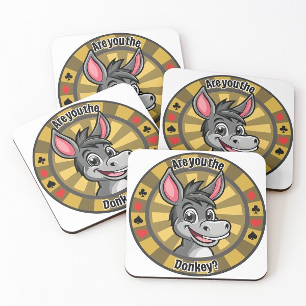 Item preview, Are you the Donkey? Poker Chip - Yellow designed and sold by SquishyKitkat.