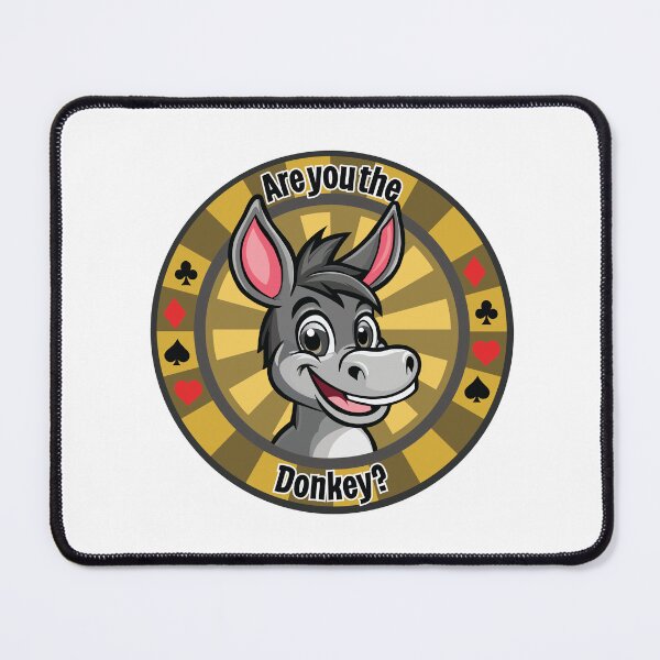 Item preview, Are you the Donkey? Poker Chip - Yellow designed and sold by SquishyKitkat.