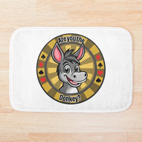 Item preview, Are you the Donkey? Poker Chip - Yellow designed and sold by SquishyKitkat.