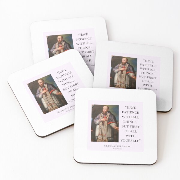 Item preview, St. Francis de Sales Quote designed and sold by HavilahPrintsCo.