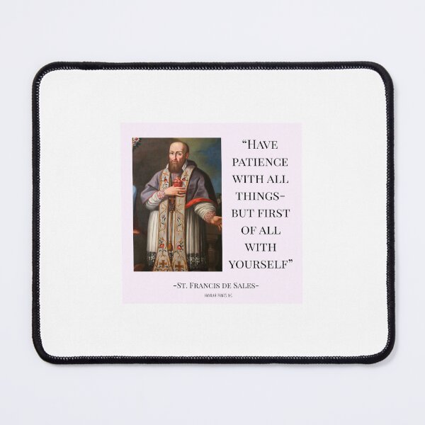 Item preview, St. Francis de Sales Quote designed and sold by HavilahPrintsCo.