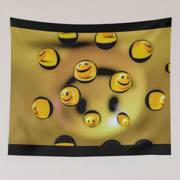 Item preview, Liquid Happiness - Abstract Smiley Face Water Droplets Macro designed and sold by AbulailArt.