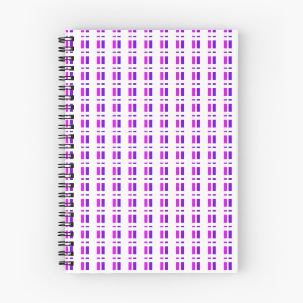 Item preview, Magenta, electric indigo & white dashed vertical designed and sold by Mint + Midnight.