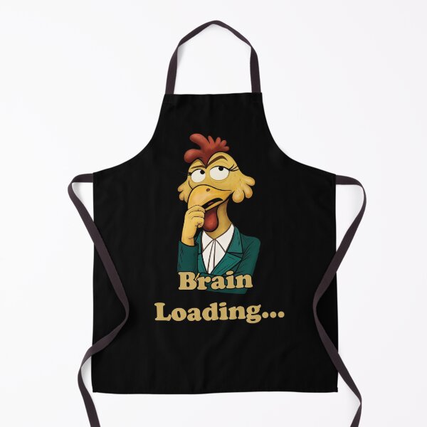 Item preview, Brain Loading Funny Chicken Meme Overthinking Humor designed and sold by FMproject.