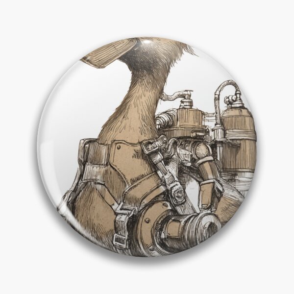 Item preview, Steampunk Duck Warrior Mechanical Gear Art designed and sold by Hafcishop.